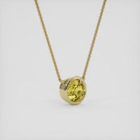 1.25 Ct. Yellow Sapphire Necklace, 18K Yellow Gold 2