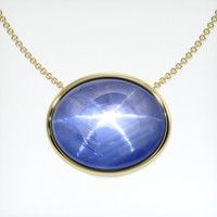 171.88 Ct. Blue Sapphire Necklace, 18K Yellow Gold 1