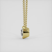2.05 Ct. White Sapphire Necklace, 18K Yellow Gold 3