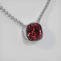 3.10 Ct. Gemstone Necklace, Platinum 950 2