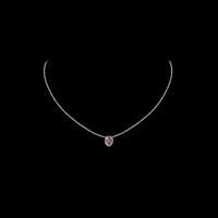 3.24 Ct. Gemstone Necklace, Platinum 950 4