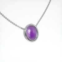1.58 Ct. Sapphire Necklace, Platinum 950 2