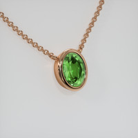 0.73 Ct. Gemstone Necklace, 14K Rose Gold 2