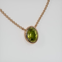 1.73 Ct. Gemstone Necklace, 14K Rose Gold 2