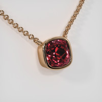 3.10 Ct. Gemstone Necklace, 14K Rose Gold 2