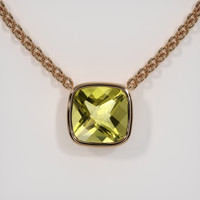 4.55 Ct. Gemstone Necklace, 14K Rose Gold 1