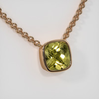 4.55 Ct. Gemstone Necklace, 14K Rose Gold 2