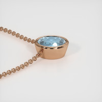 1.85 Ct. Gemstone Necklace, 14K Rose Gold 3