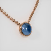 2.16 Ct. Sapphire Necklace, 14K Rose Gold 2