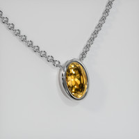 3.66 Ct. Gemstone Necklace, 14K White Gold 2