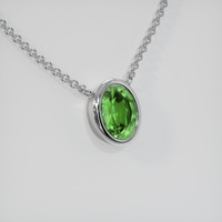 0.73 Ct. Gemstone Necklace, 14K White Gold 2