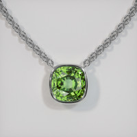 4.89 Ct. Gemstone Necklace, 18K White Gold 1