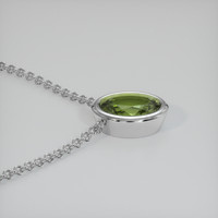 2.25 Ct. Gemstone Necklace, 18K White Gold 3