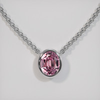 3.24 Ct. Gemstone Necklace, 18K White Gold 1