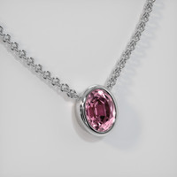 3.24 Ct. Gemstone Necklace, 18K White Gold 2