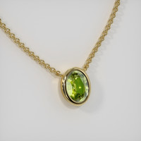 1.55 Ct. Gemstone Necklace, 14K Yellow Gold 2