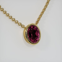 2.83 Ct. Gemstone Necklace, 14K Yellow Gold 2