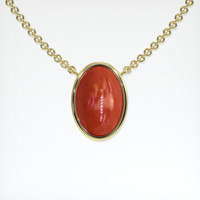 6.63 Ct. Gemstone Necklace, 14K Yellow Gold 1