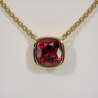 3.10 Ct. Gemstone Necklace, 14K Yellow Gold 1