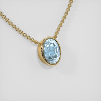 1.85 Ct. Gemstone Necklace, 14K Yellow Gold 2