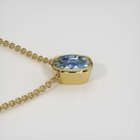 1.84 Ct. Bi Color Sapphire Necklace, 14K Yellow Gold 3