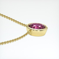 2.31 Ct. Sapphire Necklace, 14K Yellow Gold 3