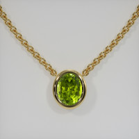 3.36 Ct. Gemstone Necklace, 18K Yellow Gold 1