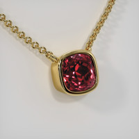 3.10 Ct. Gemstone Necklace, 18K Yellow Gold 2