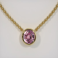 3.24 Ct. Gemstone Necklace, 18K Yellow Gold 1