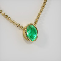 Emerald Necklace 3.71 Ct. 18K Yellow Gold | The Natural Emerald Company