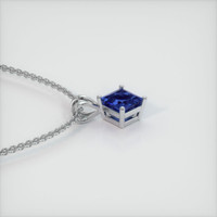 1.33 Ct. Sapphire Pendant, Platinum 950 3