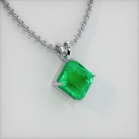 14.02 Ct. Emerald Pendant, Platinum 950 2