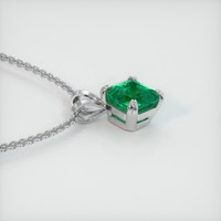 0.99 Ct. Emerald Pendant, Platinum 950 3