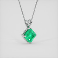 1.93 Ct. Emerald Pendant, Platinum 950 2