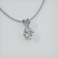 0.78 Ct. Sapphire Pendant, Platinum 950 2