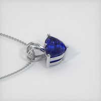 2.51 Ct. Sapphire Pendant, 14K White Gold 3