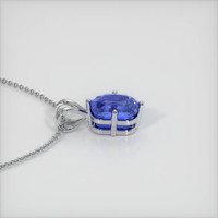 1.64 Ct. Sapphire Pendant, 14K White Gold 3