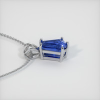 2.54 Ct. Sapphire Pendant, 14K White Gold 3