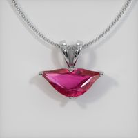 Ruby Pendant 1.45 Ct., 14K White Gold Preview