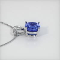 1.46 Ct. Sapphire Pendant, 18K White Gold 3
