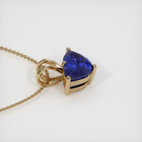 2.51 Ct. Sapphire Pendant, 14K Yellow Gold 3