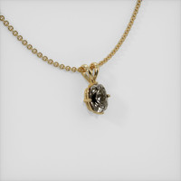 0.64 Ct. Sapphire Pendant, 14K Yellow Gold 2