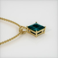 1.63 Ct. Gemstone Pendant, 14K Yellow Gold 3