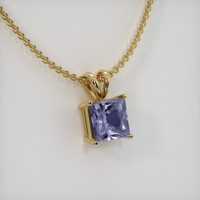 1.10 Ct. Gemstone Pendant, 14K Yellow Gold 2