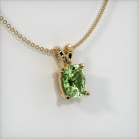 0.79 Ct. Sapphire Pendant, 14K Yellow Gold 2