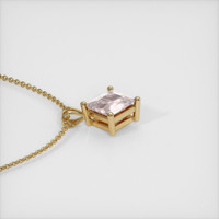 2.18 Ct. Sapphire Pendant, 14K Yellow Gold 3
