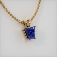 2.06 Ct. Sapphire Pendant, 18K Yellow Gold 2