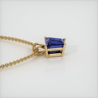 2.06 Ct. Sapphire Pendant, 18K Yellow Gold 3