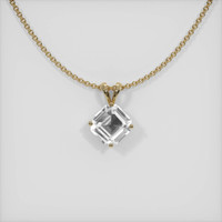 2.07 Ct. Sapphire Pendant, 18K Yellow Gold 1