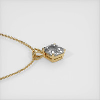 2.07 Ct. Sapphire Pendant, 18K Yellow Gold 3